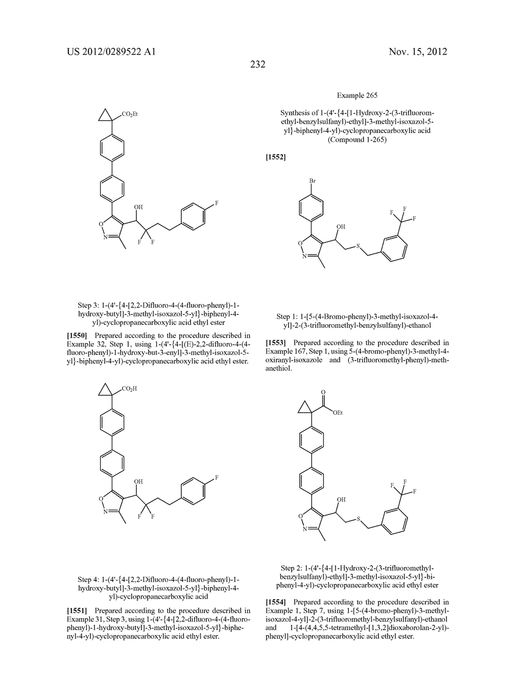 COMPOUNDS AS LYSOPHOSPHATIDIC ACID RECEPTOR ANTAGONISTS - diagram, schematic, and image 233