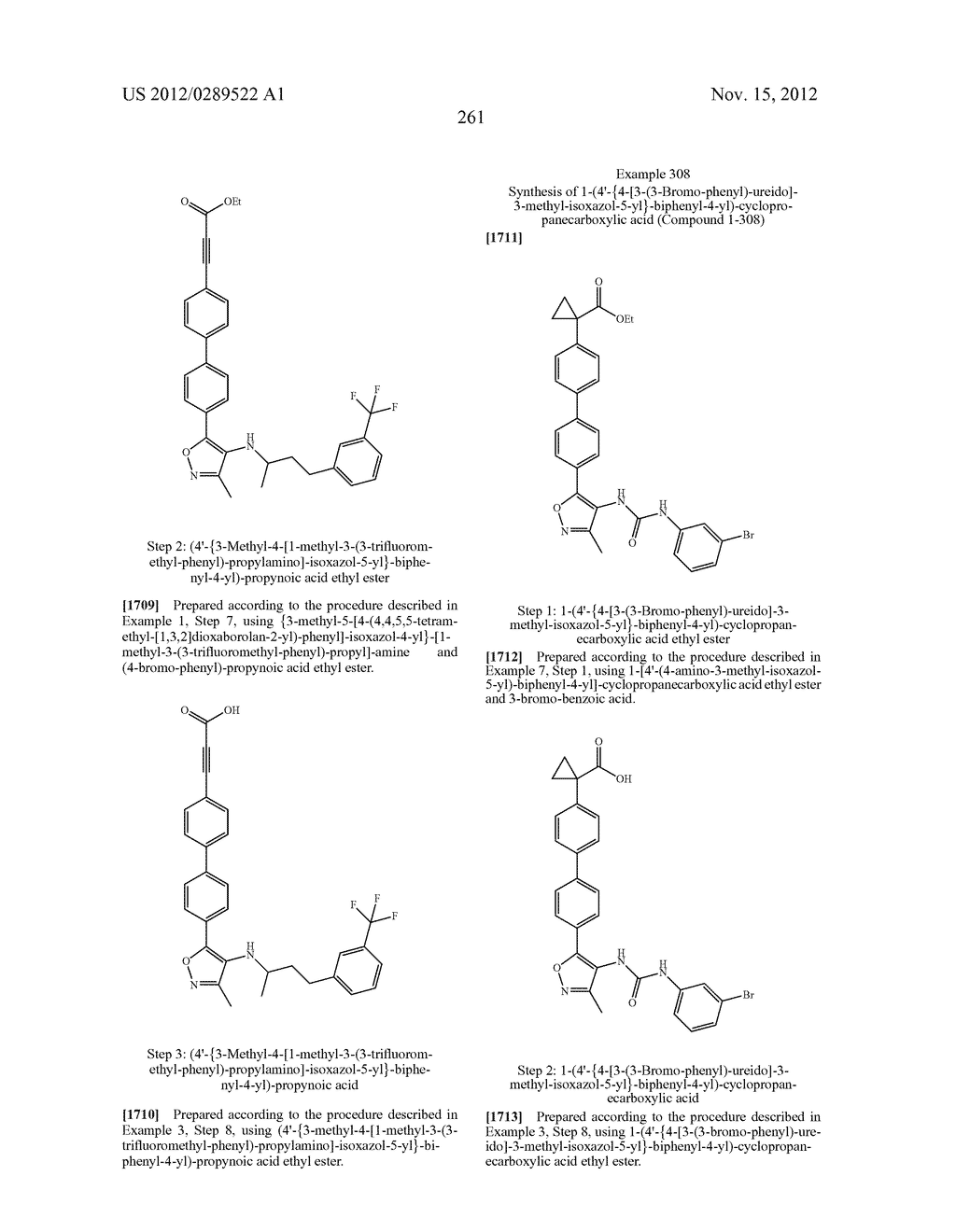 COMPOUNDS AS LYSOPHOSPHATIDIC ACID RECEPTOR ANTAGONISTS - diagram, schematic, and image 262