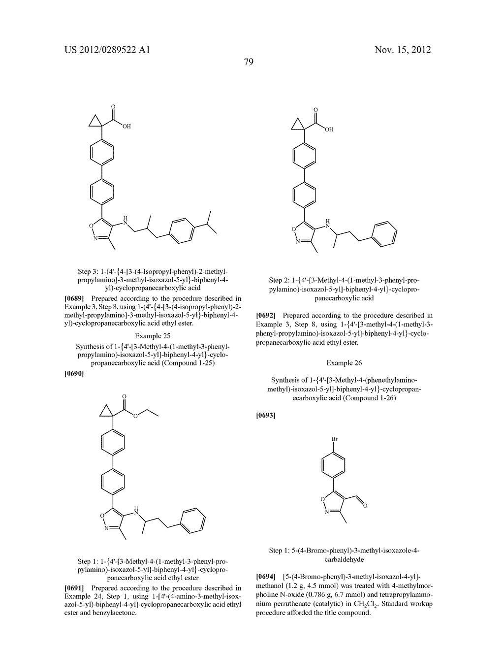 COMPOUNDS AS LYSOPHOSPHATIDIC ACID RECEPTOR ANTAGONISTS - diagram, schematic, and image 80