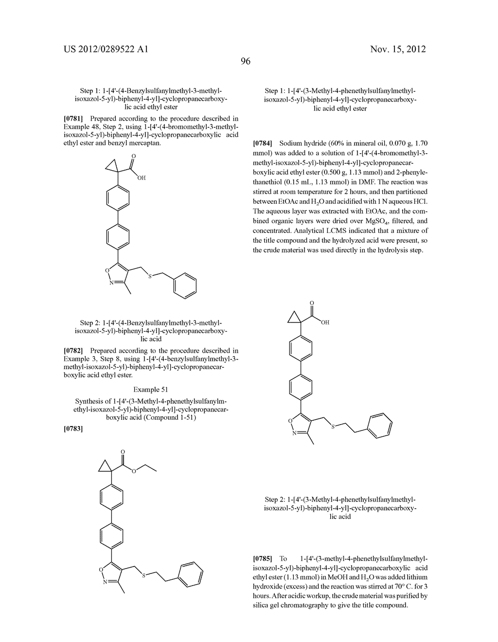 COMPOUNDS AS LYSOPHOSPHATIDIC ACID RECEPTOR ANTAGONISTS - diagram, schematic, and image 97