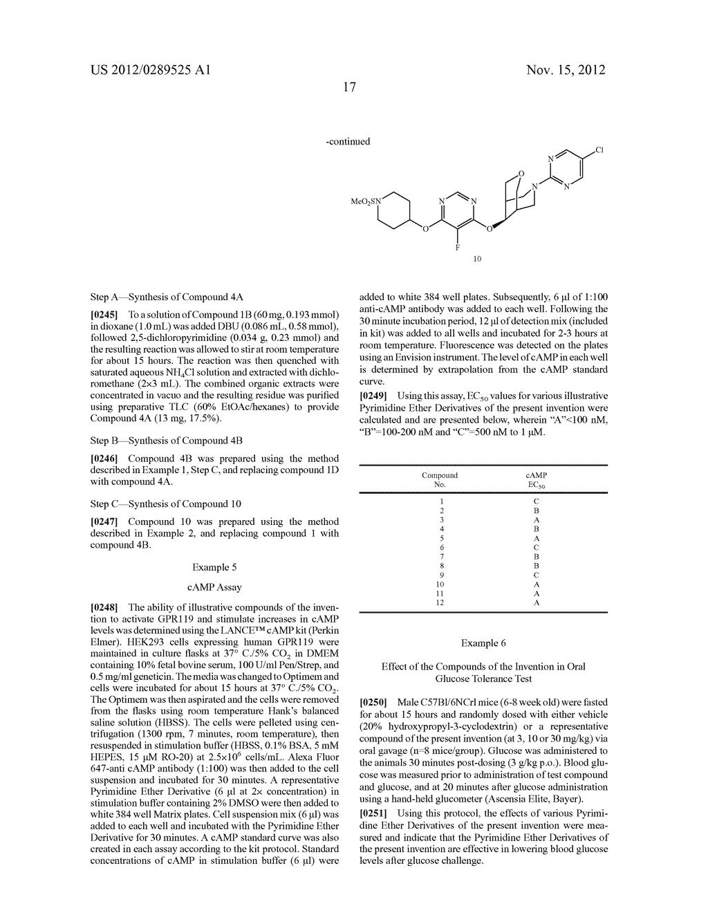 PYRIMIDINE ETHER DERIVATIVES AND METHODS OF USE THEREOF - diagram, schematic, and image 18