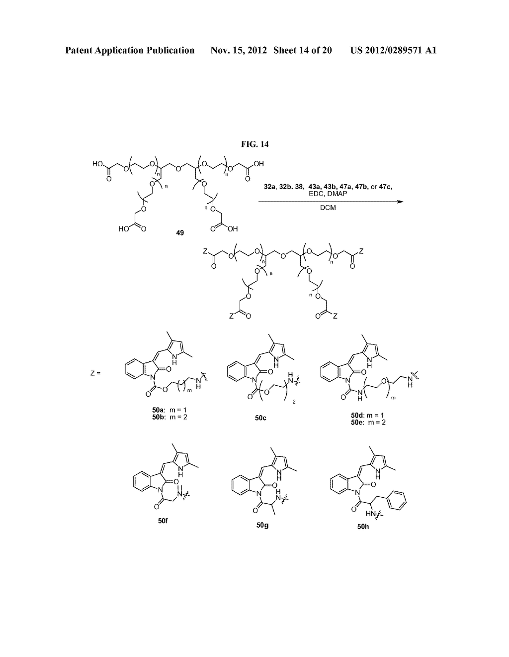 POLYMERIC CONJUGATES OF AROMATIC AMINE CONTAINING COMPOUNDS INCLUDING     RELEASABLE UREA LINKER - diagram, schematic, and image 15