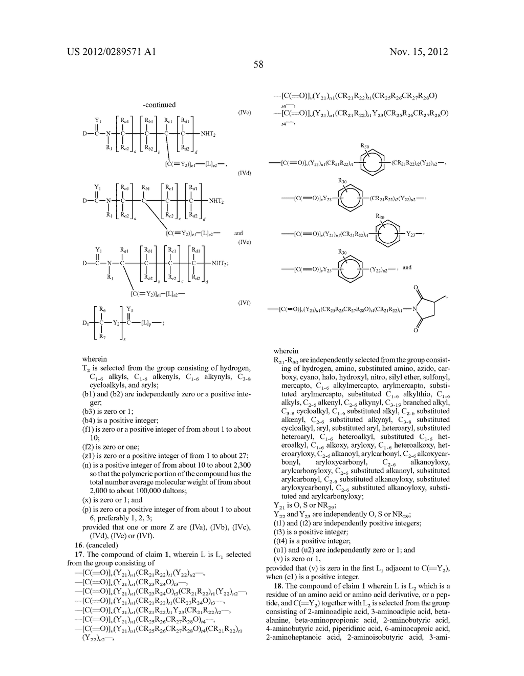 POLYMERIC CONJUGATES OF AROMATIC AMINE CONTAINING COMPOUNDS INCLUDING     RELEASABLE UREA LINKER - diagram, schematic, and image 79