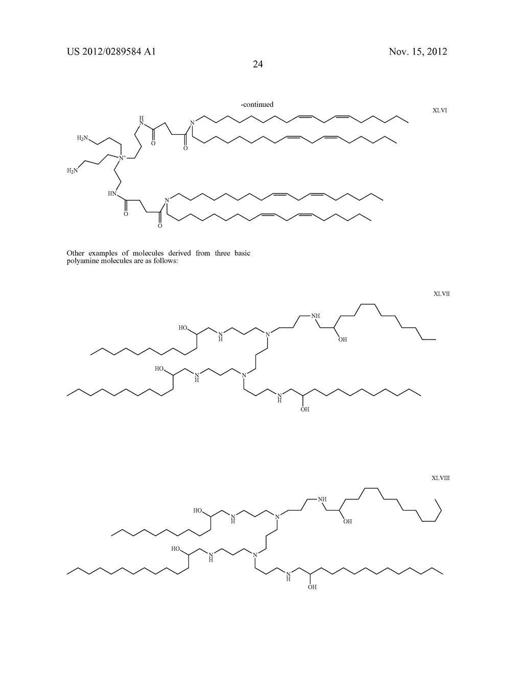 COMPOSITIONS COMPRISING CATIONIC AMPHIPHILES AND COLIPIDS FOR DELIVERING     THERAPEUTIC MOLECULES - diagram, schematic, and image 29