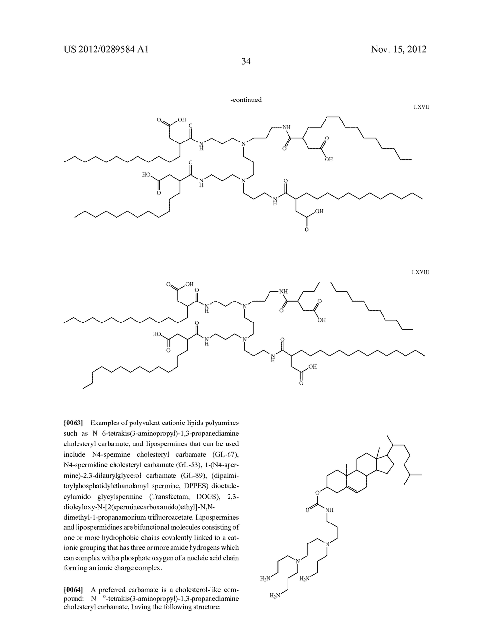 COMPOSITIONS COMPRISING CATIONIC AMPHIPHILES AND COLIPIDS FOR DELIVERING     THERAPEUTIC MOLECULES - diagram, schematic, and image 39