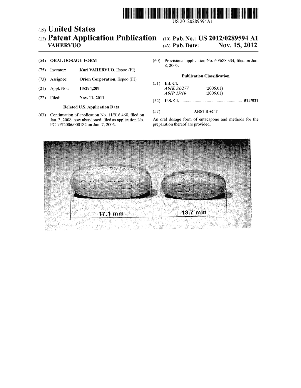 ORAL DOSAGE FORM - diagram, schematic, and image 01