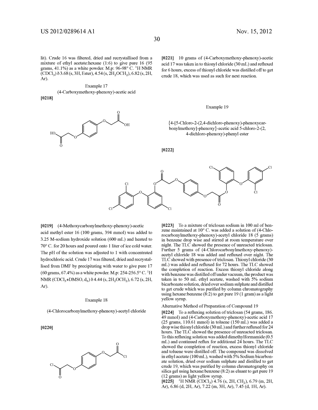 FUNCTIONALIZED BIODEGRADABLE TRICLOSAN MONOMERS AND OLIGOMERS FOR     CONTROLLED RELEASE - diagram, schematic, and image 31