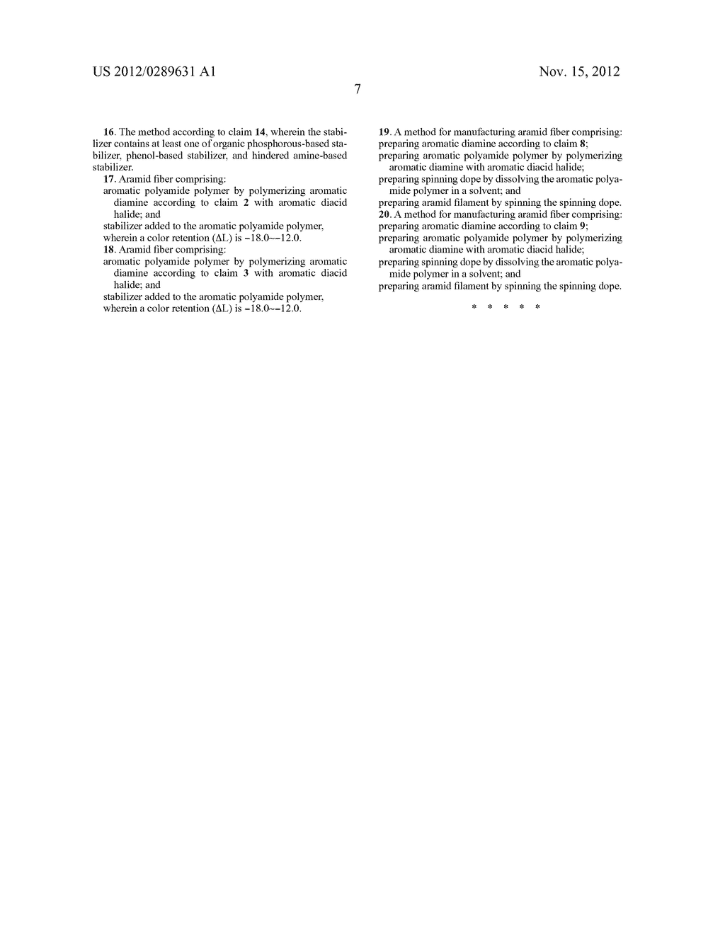 AROMATIC DIAMINE AND METHOD FOR MANUFACTURING THE SAME, AND ARAMID FIBER     AND METHOD FOR MANUFACTURING THE SAME - diagram, schematic, and image 08