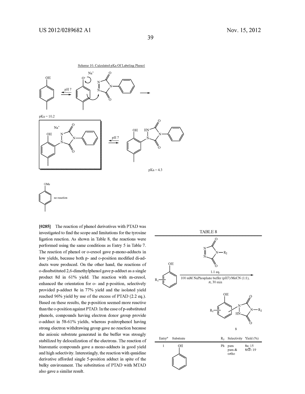 Tyrosine Bioconjugation through Aqueous Ene-Like Reactions - diagram, schematic, and image 62