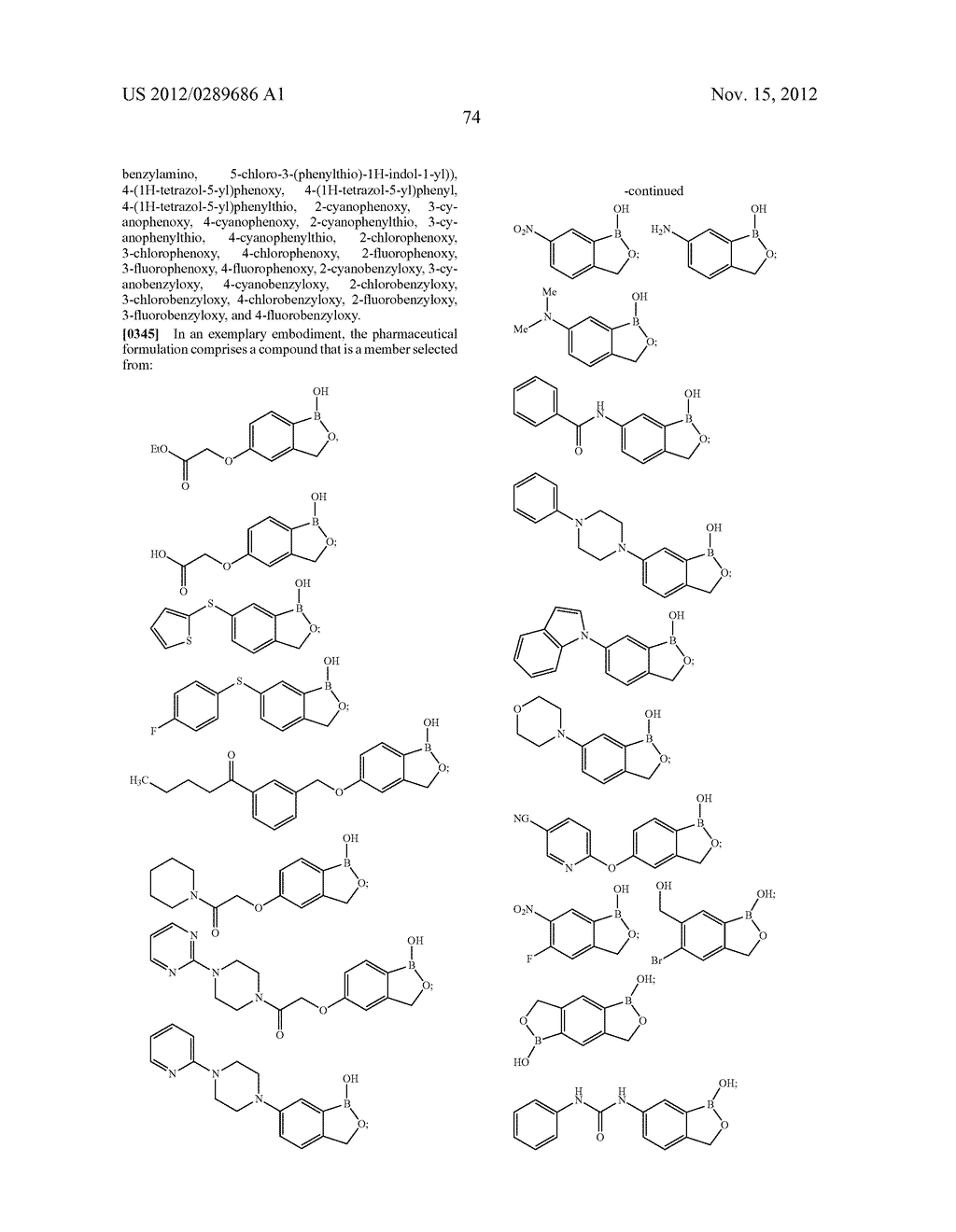 BORON-CONTAINING SMALL MOLECULES - diagram, schematic, and image 138