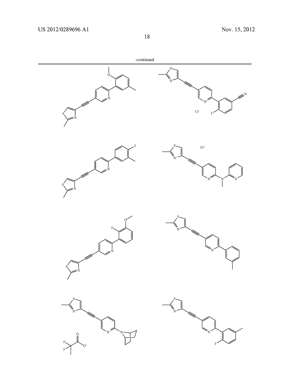 THIAZOLYL MGLUR5 ANTAGONISTS AND METHODS FOR THEIR USE - diagram, schematic, and image 19