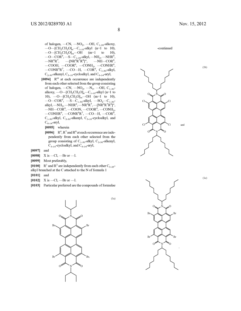 HALOGENATED PERYLENE-BASED SEMICONDUCTING MATERIALS - diagram, schematic, and image 14