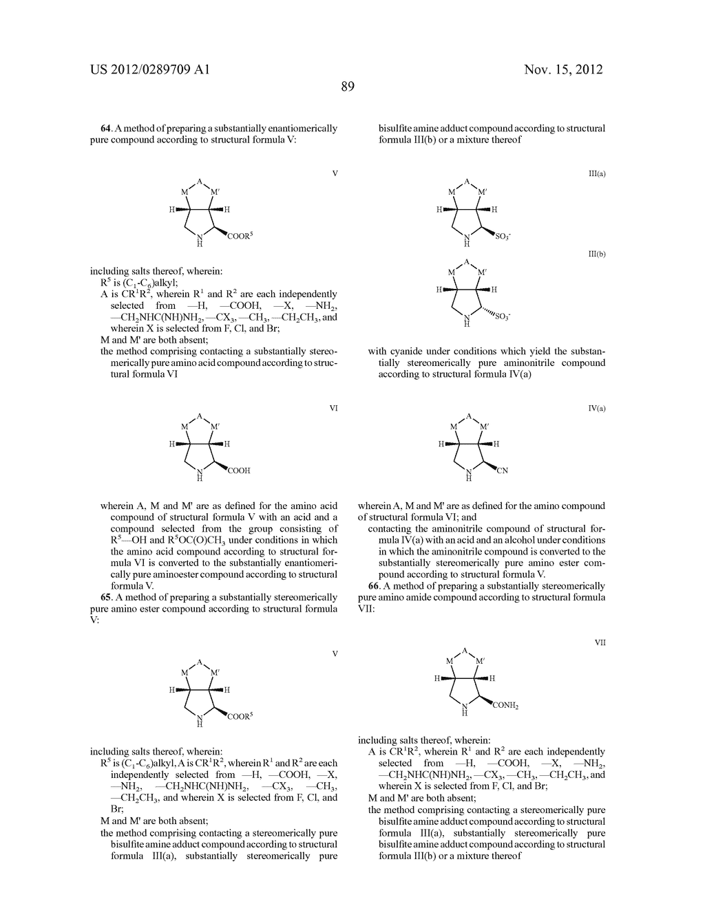 Substantially Stereomerically Pure Fused Bicyclic Proline Compounds and     Processes for Preparing Boceprevir - diagram, schematic, and image 90