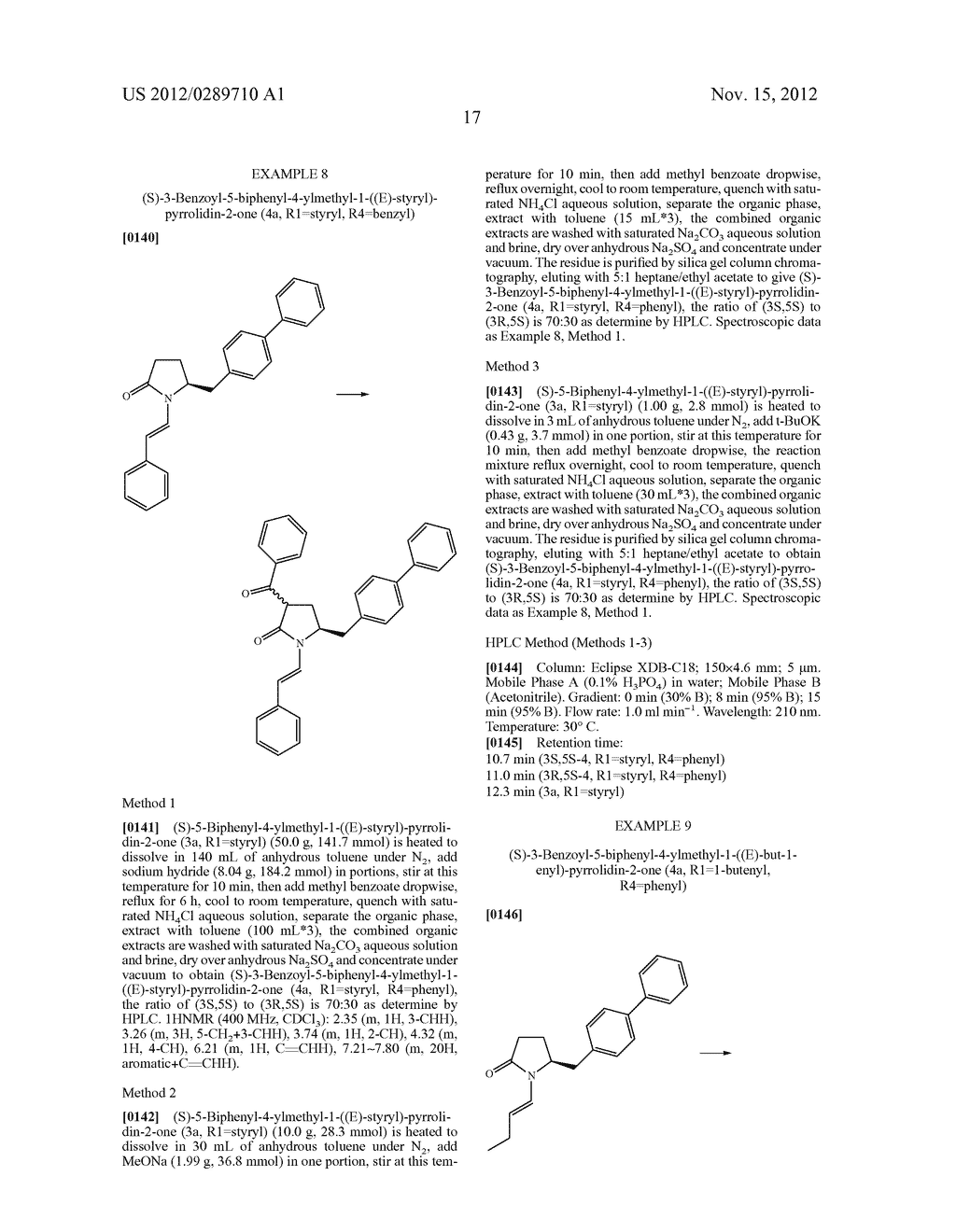 INTERMEDIATES OF NEUTRAL ENDOPEPTIDASE INHIBITORS AND PREPARATION METHOD     THEREOF - diagram, schematic, and image 18