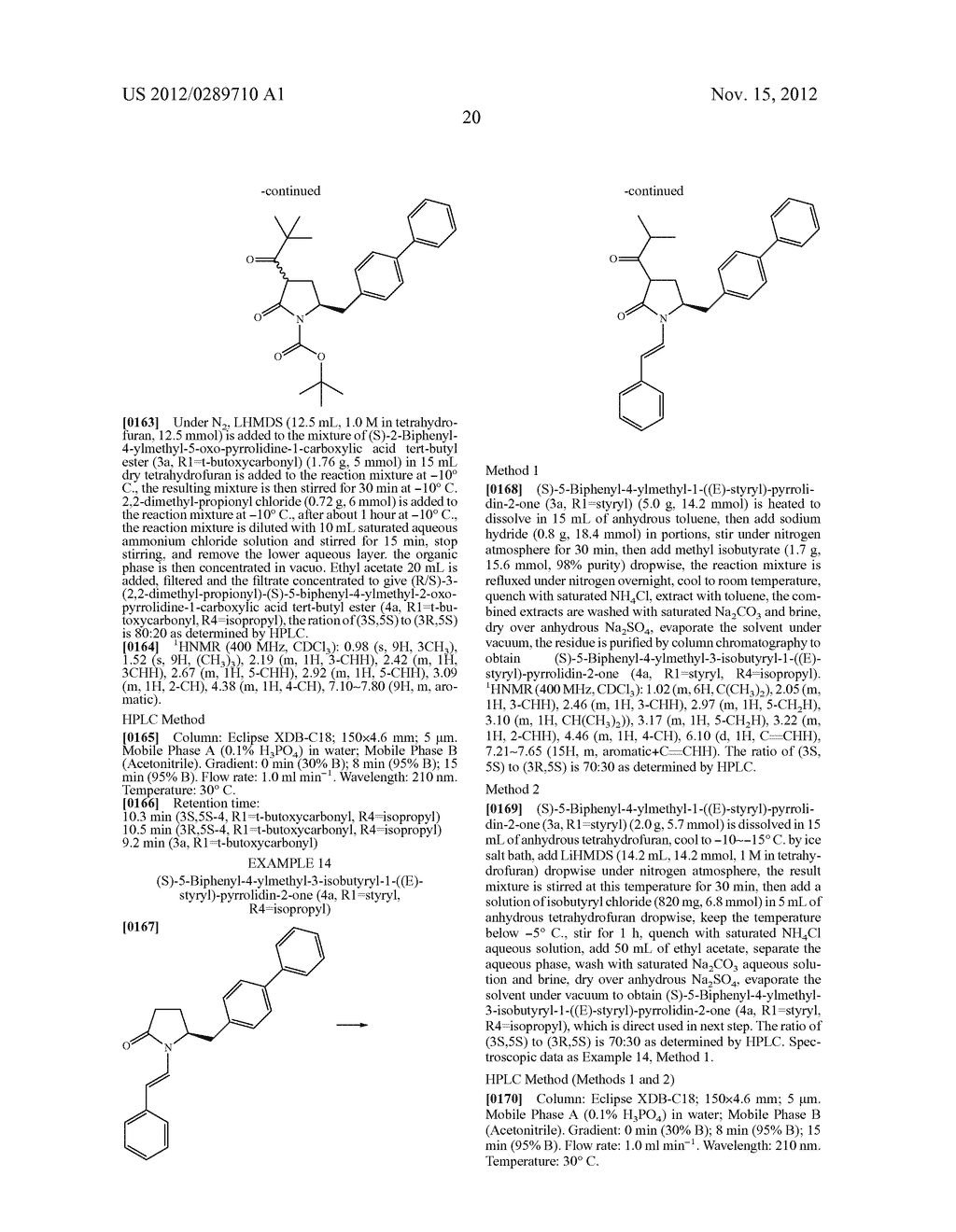 INTERMEDIATES OF NEUTRAL ENDOPEPTIDASE INHIBITORS AND PREPARATION METHOD     THEREOF - diagram, schematic, and image 21