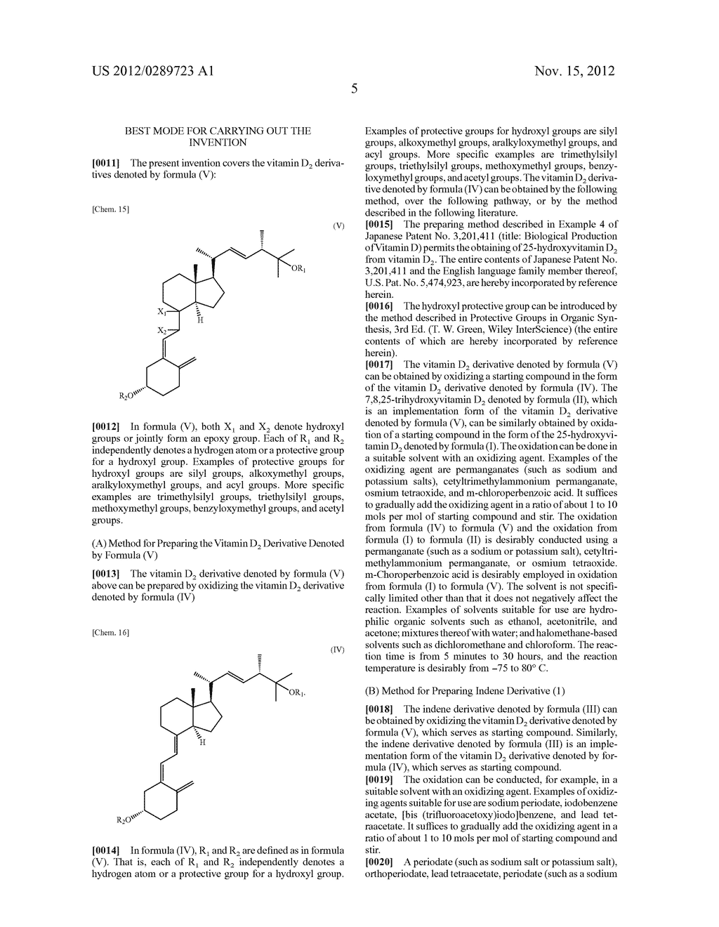 METHOD FOR PREPARING INDENE DERIVATIVES, AND INTERMEDIATES FOR PREPARATION     OF DERIVATIVES - diagram, schematic, and image 06