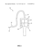 ENDOSCOPE CAPABLE OF DISPLAYING A SCALE FOR DETERMINATION OF THE SIZE OF     THE TARGET diagram and image