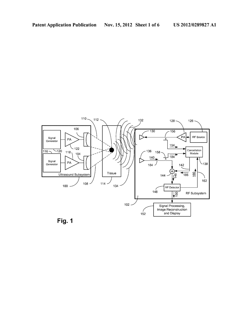 Multi-Modality Ultrasound and Radio Frequency Methodology for Imaging     Tissue - diagram, schematic, and image 02