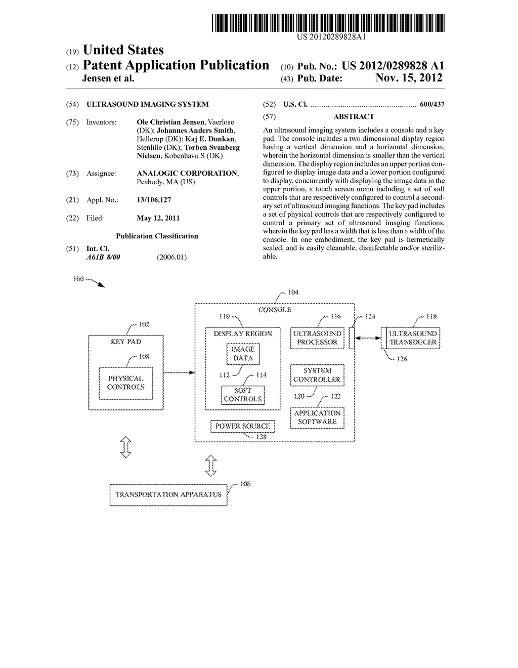 ULTRASOUND IMAGING SYSTEM - diagram, schematic, and image 01