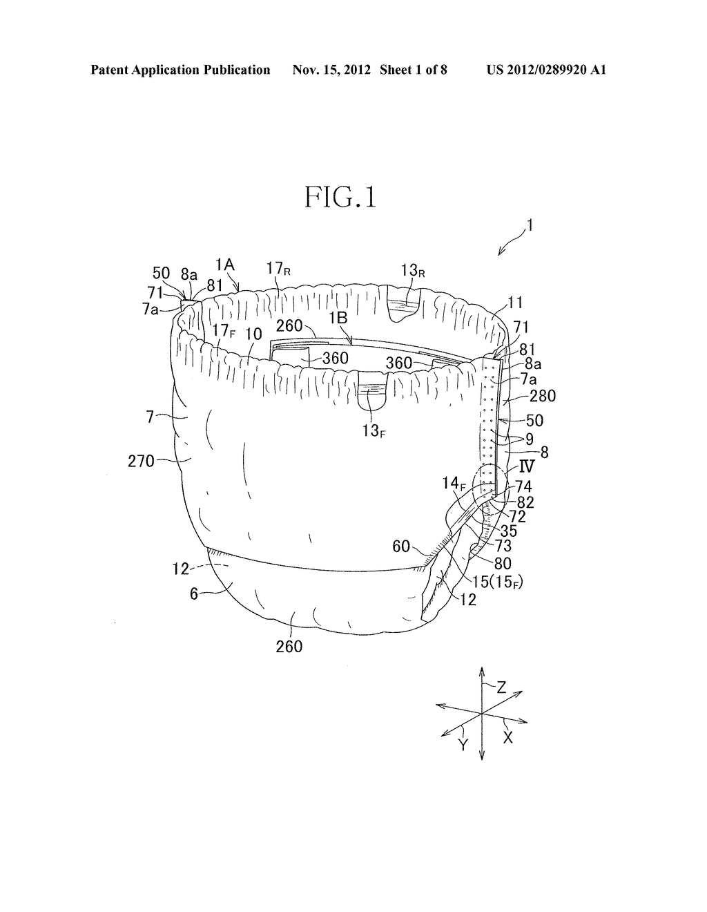 DISPOSABLE PANTS-TYPE WEARING ARTICLE - diagram, schematic, and image 02