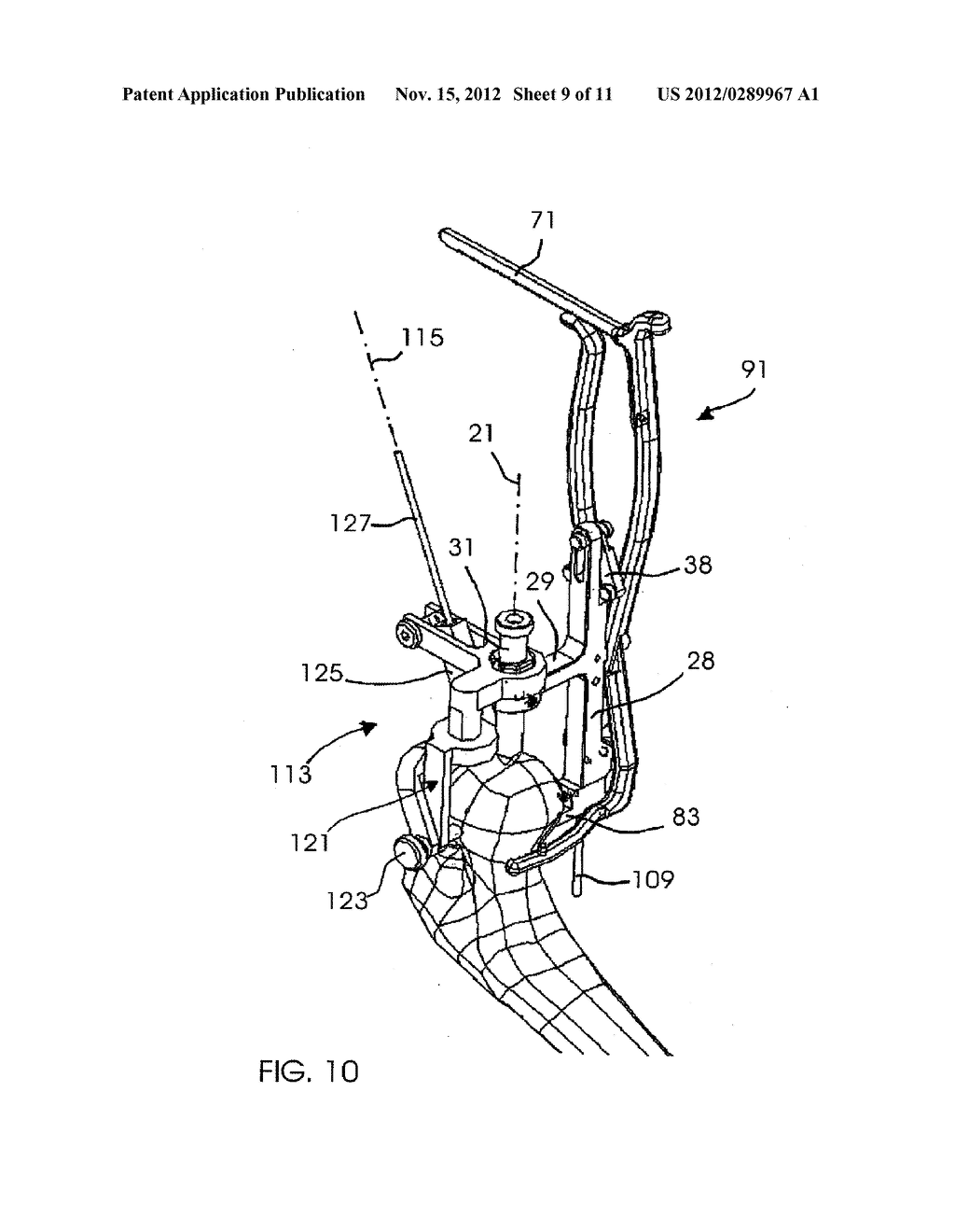 INSTRUMENT FOR PREPARING AND/OR MACHINING A FEMORAL HEAD - diagram, schematic, and image 10