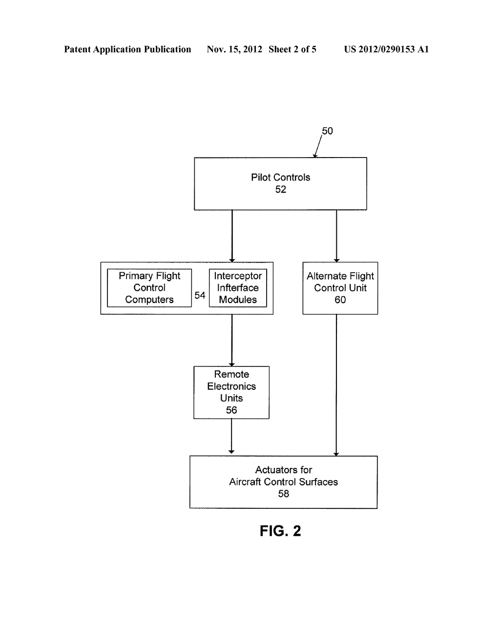 FLIGHT CONTROL SYSTEM WITH ALTERNATE CONTROL PATH - diagram, schematic, and image 03