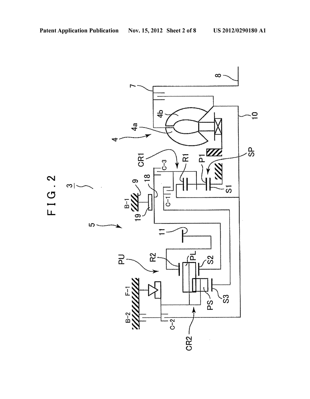 CONTROL DEVICE FOR AUTOMATIC TRANSMISSION - diagram, schematic, and image 03