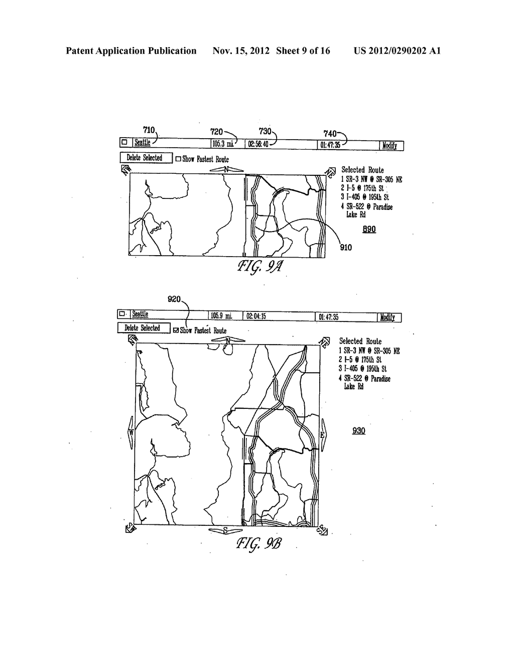 Method for choosing a traffic route - diagram, schematic, and image 10