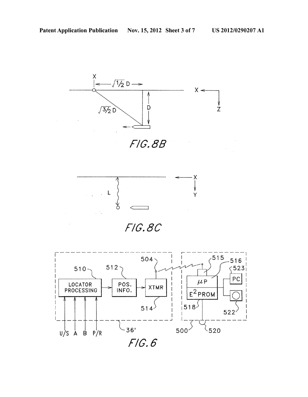 BORING TECHNIQUE USING LOCATE POINT MEASUREMENTS FOR BORING TOOL DEPTH     PREDICTION - diagram, schematic, and image 04