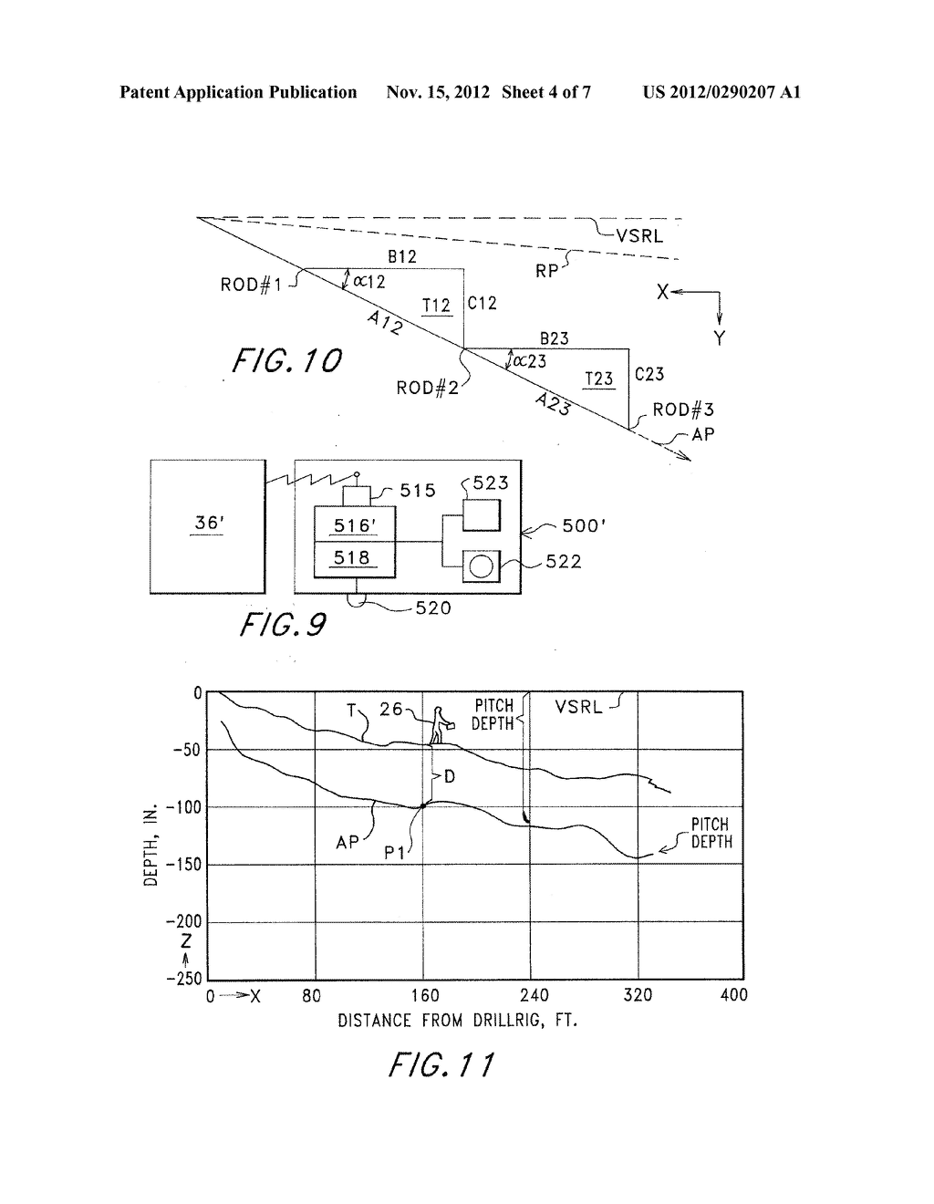 BORING TECHNIQUE USING LOCATE POINT MEASUREMENTS FOR BORING TOOL DEPTH     PREDICTION - diagram, schematic, and image 05