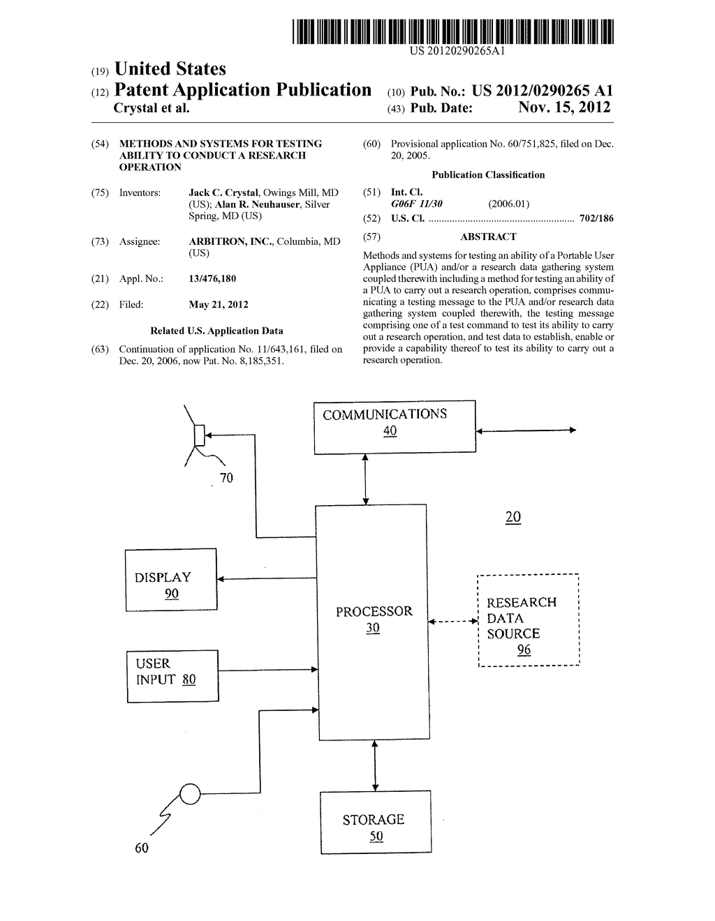 Methods and Systems for Testing Ability to Conduct a Research Operation - diagram, schematic, and image 01