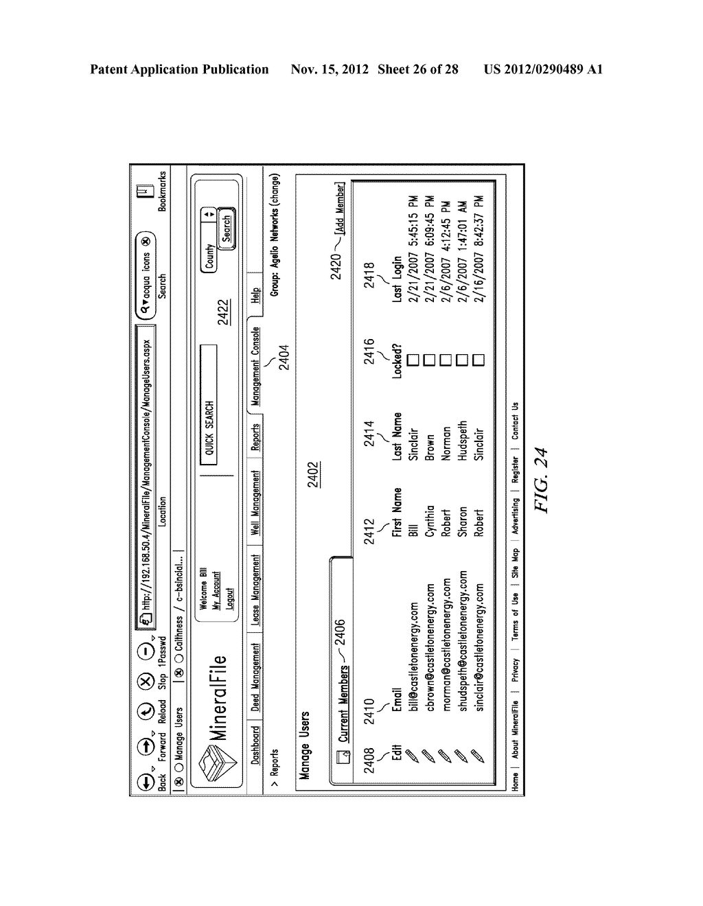 SYSTEM FOR MANAGEMENT OF OIL AND GAS MINERAL INTERESTS - diagram, schematic, and image 27