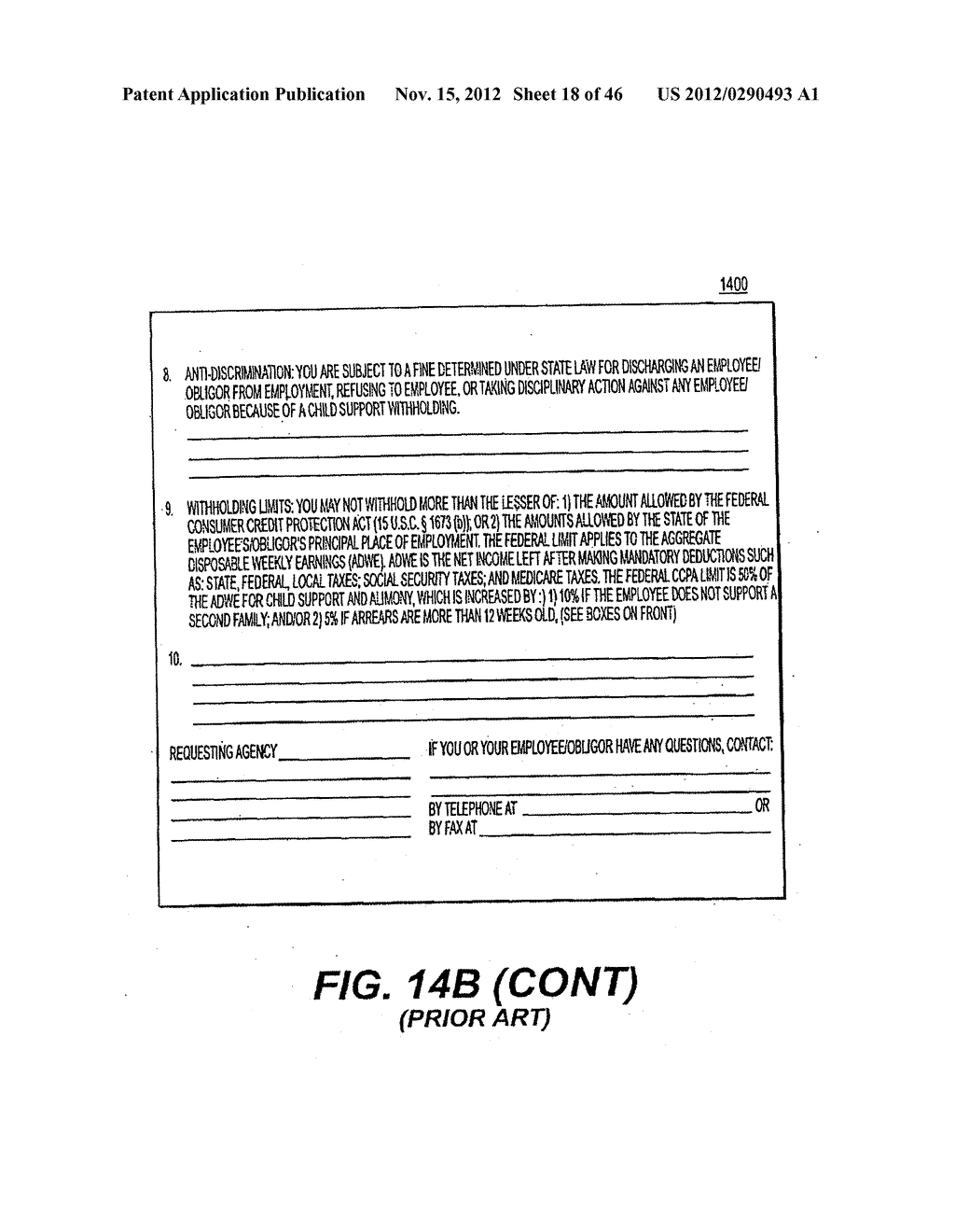 Method and Apparatus for Electronic Collection, Translation, Grouping, and     Delivery of Wage Assignment Information - diagram, schematic, and image 19
