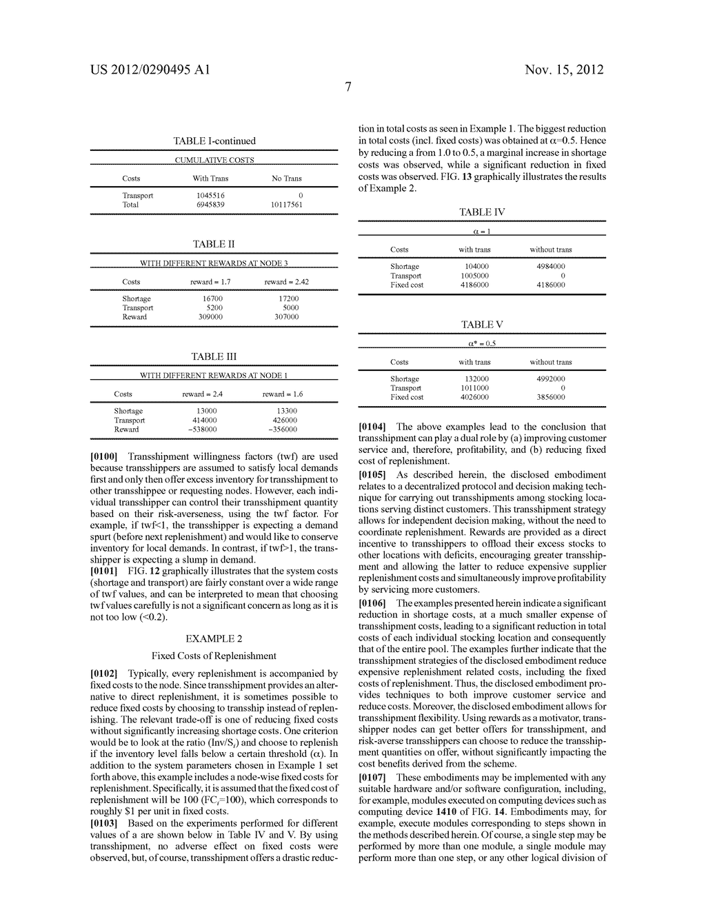 SYSTEM AND METHOD FOR ESTABLISHING TRANSSHIPMENT OF A PRODUCT BETWEEN     STOCKING LOCATIONS - diagram, schematic, and image 22