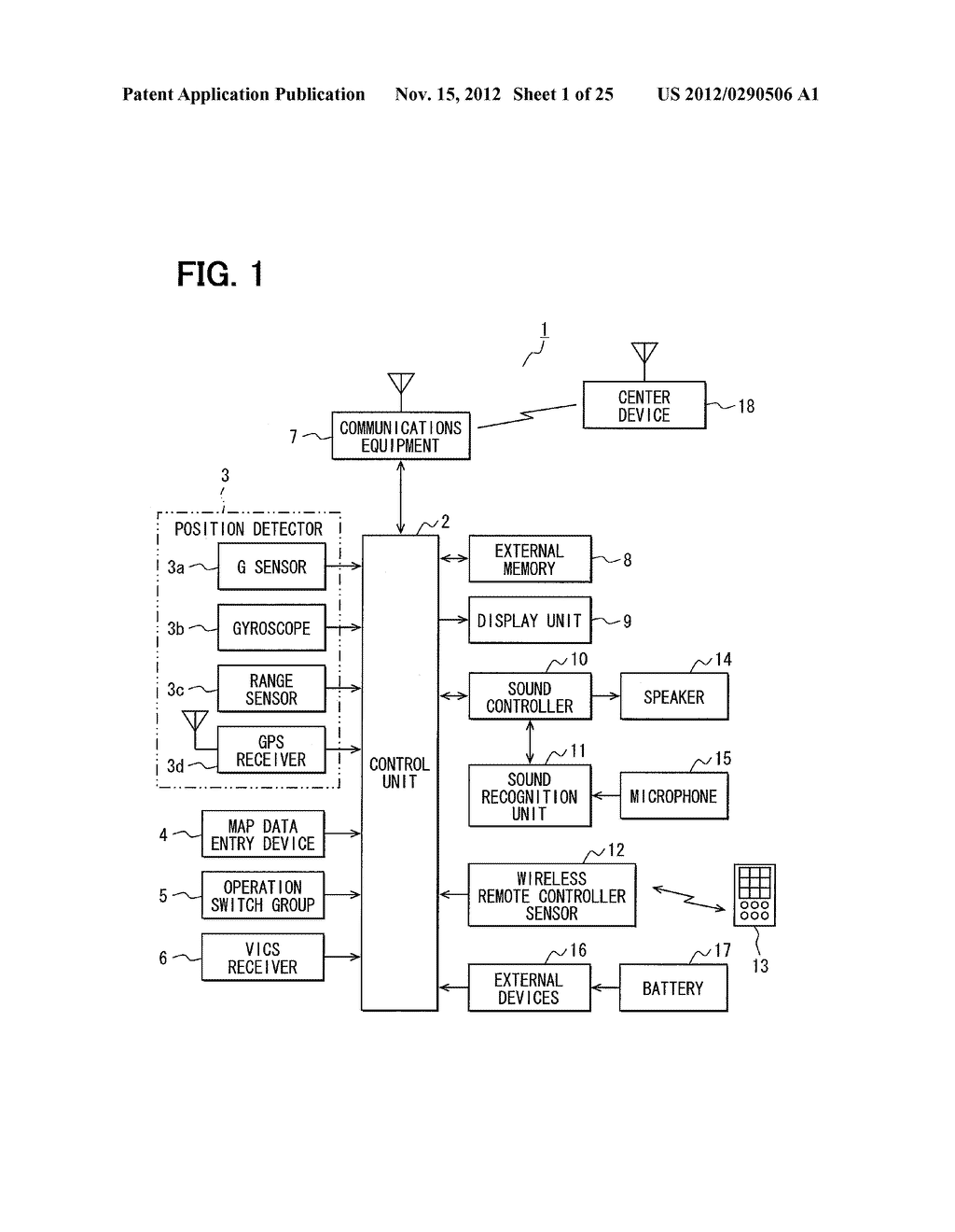 VEHICULAR NAVIGATION APPARATUS - diagram, schematic, and image 02