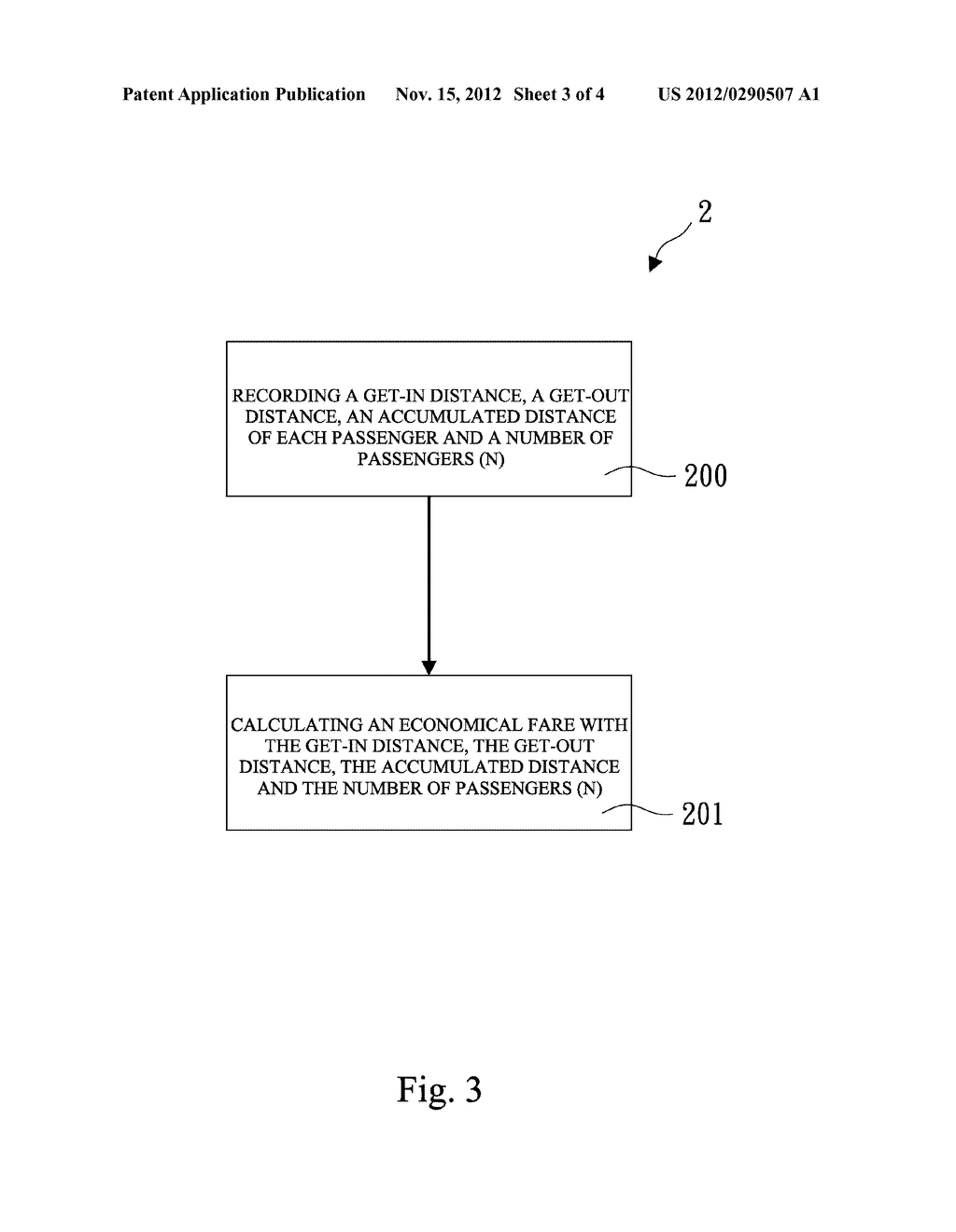 CARPOOL FARE ORGANIZER AND METHOD FOR GENERATING CARPOOL FARES - diagram, schematic, and image 04