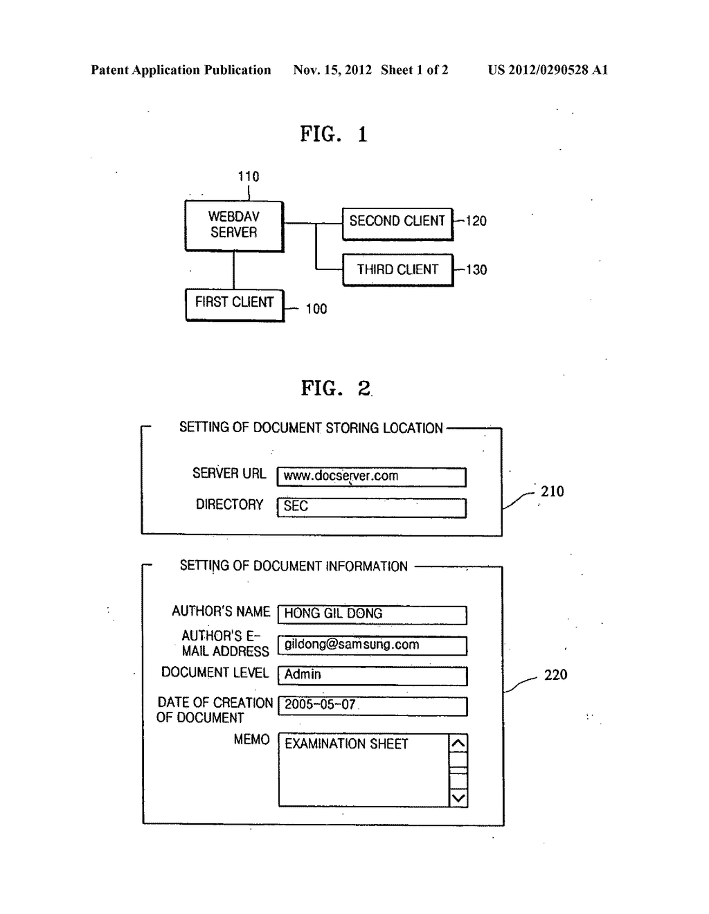 DOCUMENT DISTRIBUTION SYSTEM AND METHOD USING WEBDAV PROTOCOL - diagram, schematic, and image 02