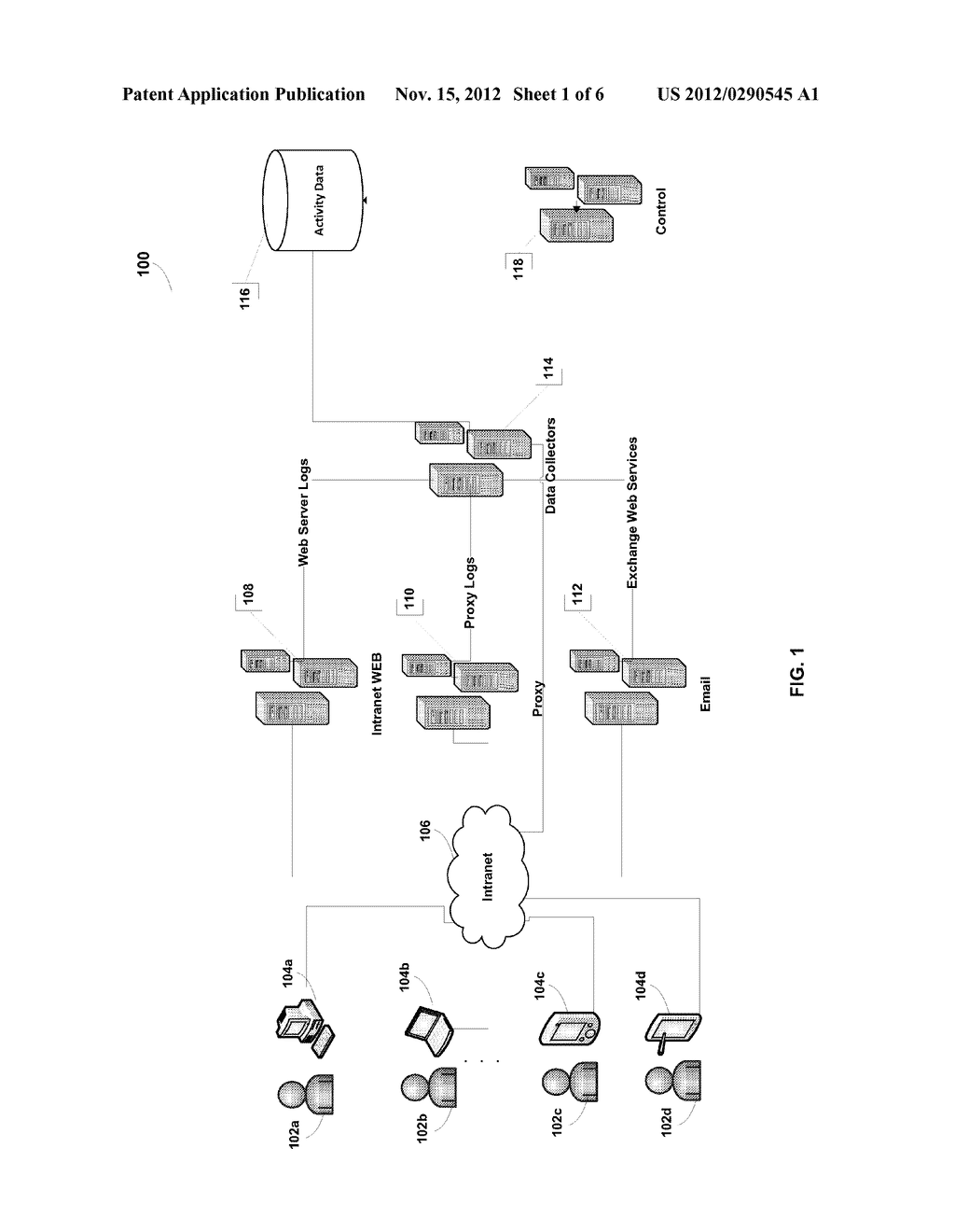 COLLECTION OF INTRANET ACTIVITY DATA - diagram, schematic, and image 02