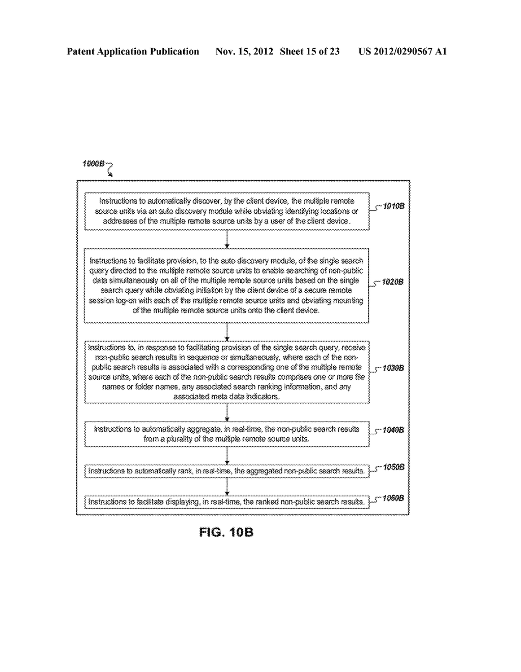 METHOD AND APPARATUS FOR SEARCHING NON-PUBLIC DATA USING A SINGLE SEARCH     QUERY - diagram, schematic, and image 16