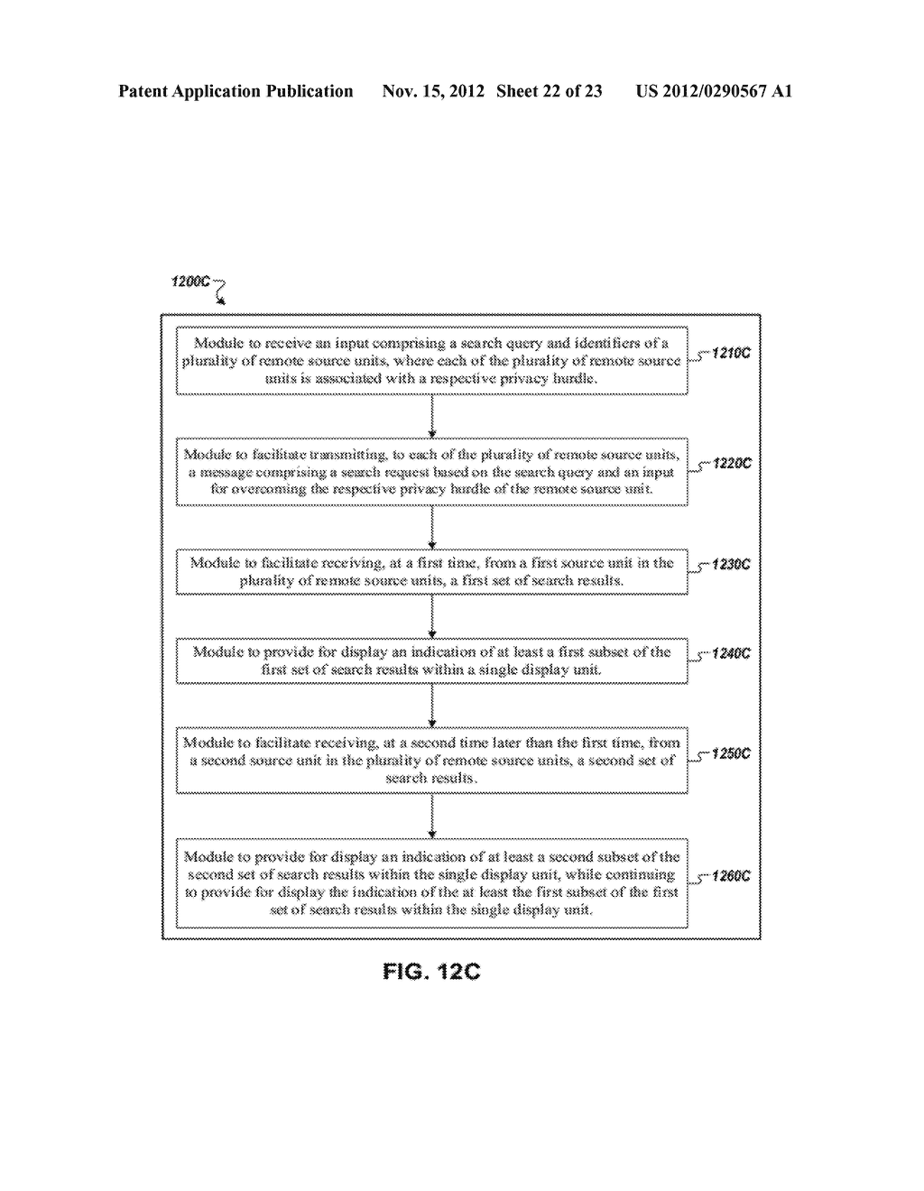 METHOD AND APPARATUS FOR SEARCHING NON-PUBLIC DATA USING A SINGLE SEARCH     QUERY - diagram, schematic, and image 23