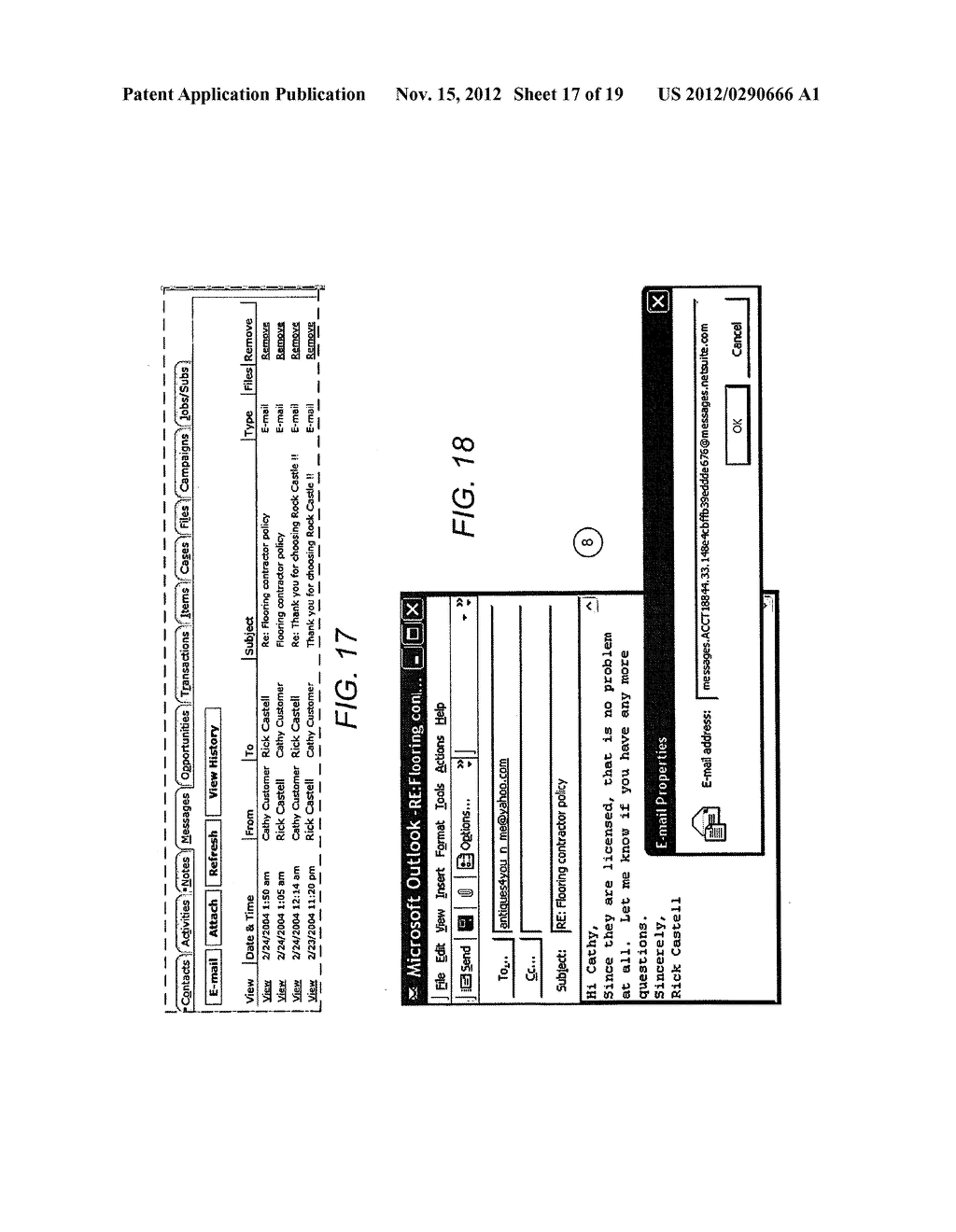 MESSAGE TRACKING FUNCTIONALITY BASED ON THREAD-RECURRENT DATA - diagram, schematic, and image 18