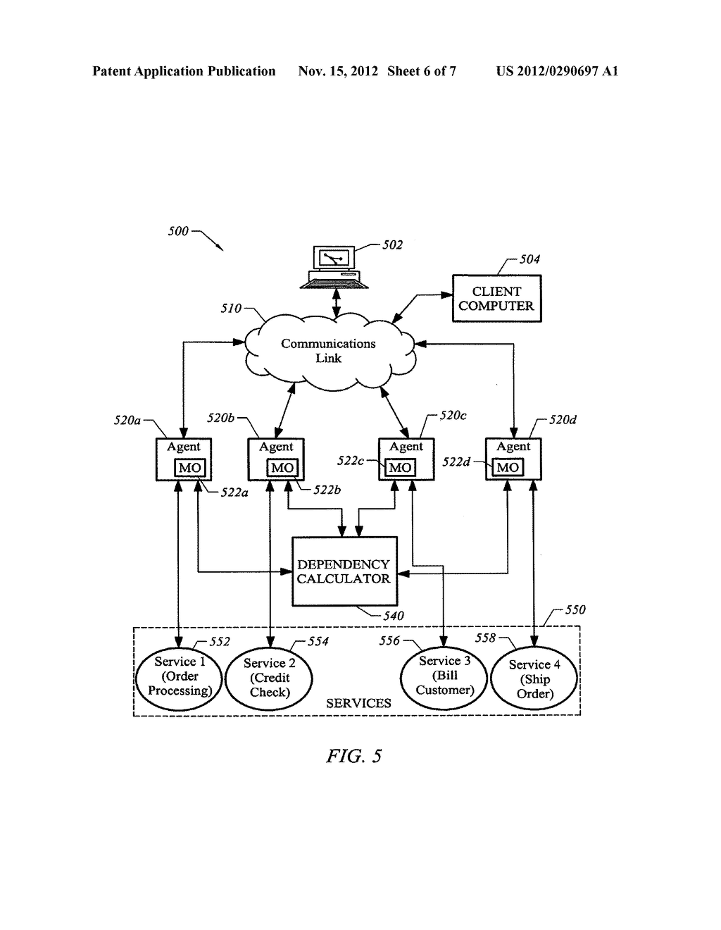 SYSTEM, APPARATUS AND METHOD FOR CHARACTERIZING MESSAGES TO DISCOVER     DEPENDENCIES OF SERVICE-ORIENTED ARCHITECTURES - diagram, schematic, and image 07