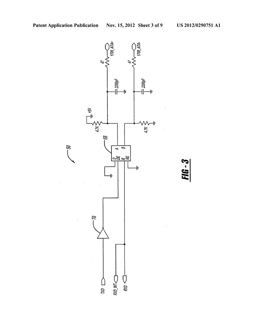 Protocol Adapter For Passing Diagnostic Messages Between a Host Computer     and Vehicle Networks Operating in J1939 or J1708 Protocol - diagram, schematic, and image 04