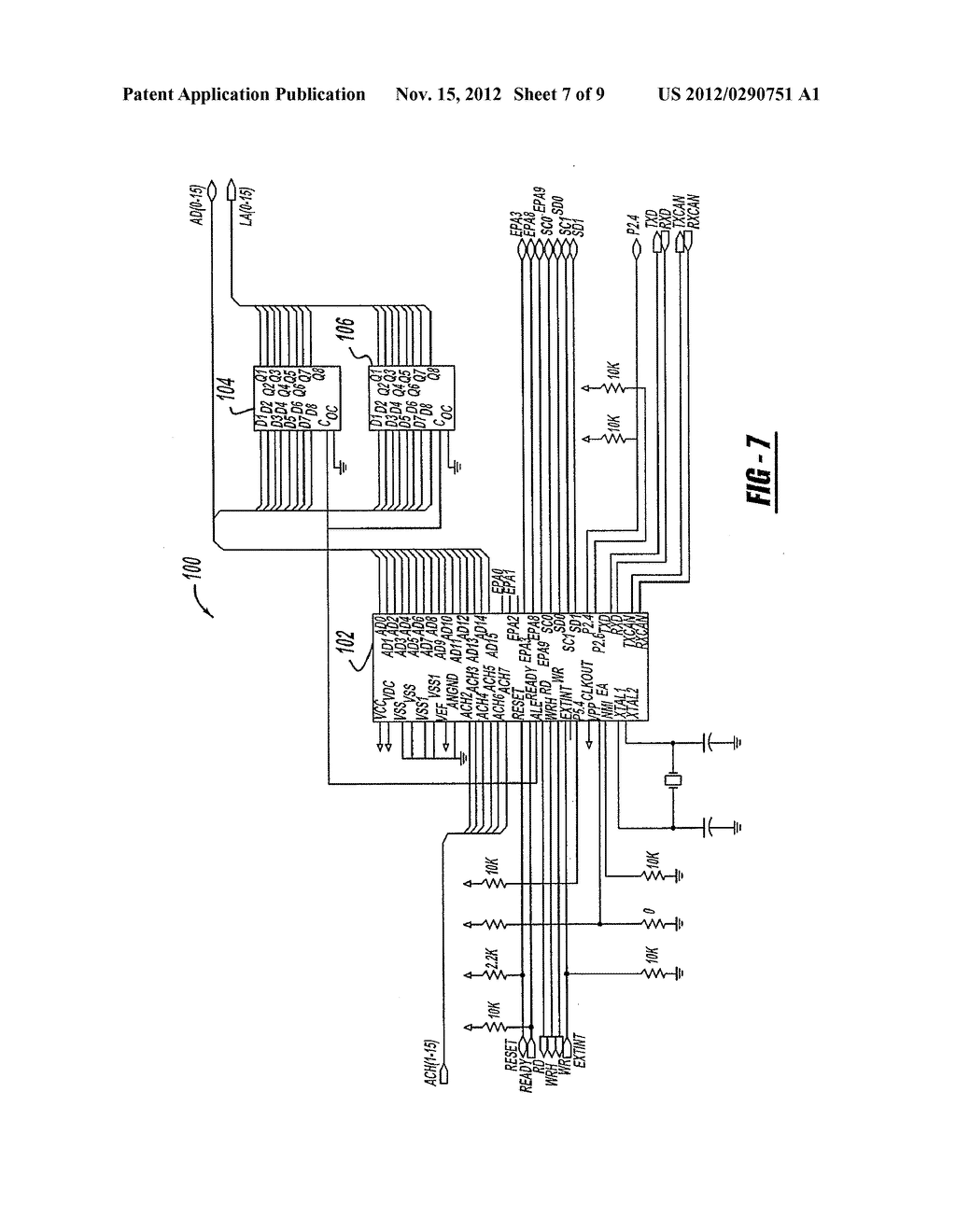 Protocol Adapter For Passing Diagnostic Messages Between a Host Computer     and Vehicle Networks Operating in J1939 or J1708 Protocol - diagram, schematic, and image 08