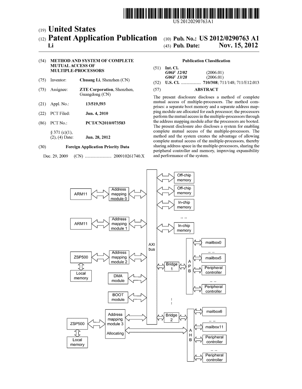 Method and system of complete mutual access of multiple-processors - diagram, schematic, and image 01