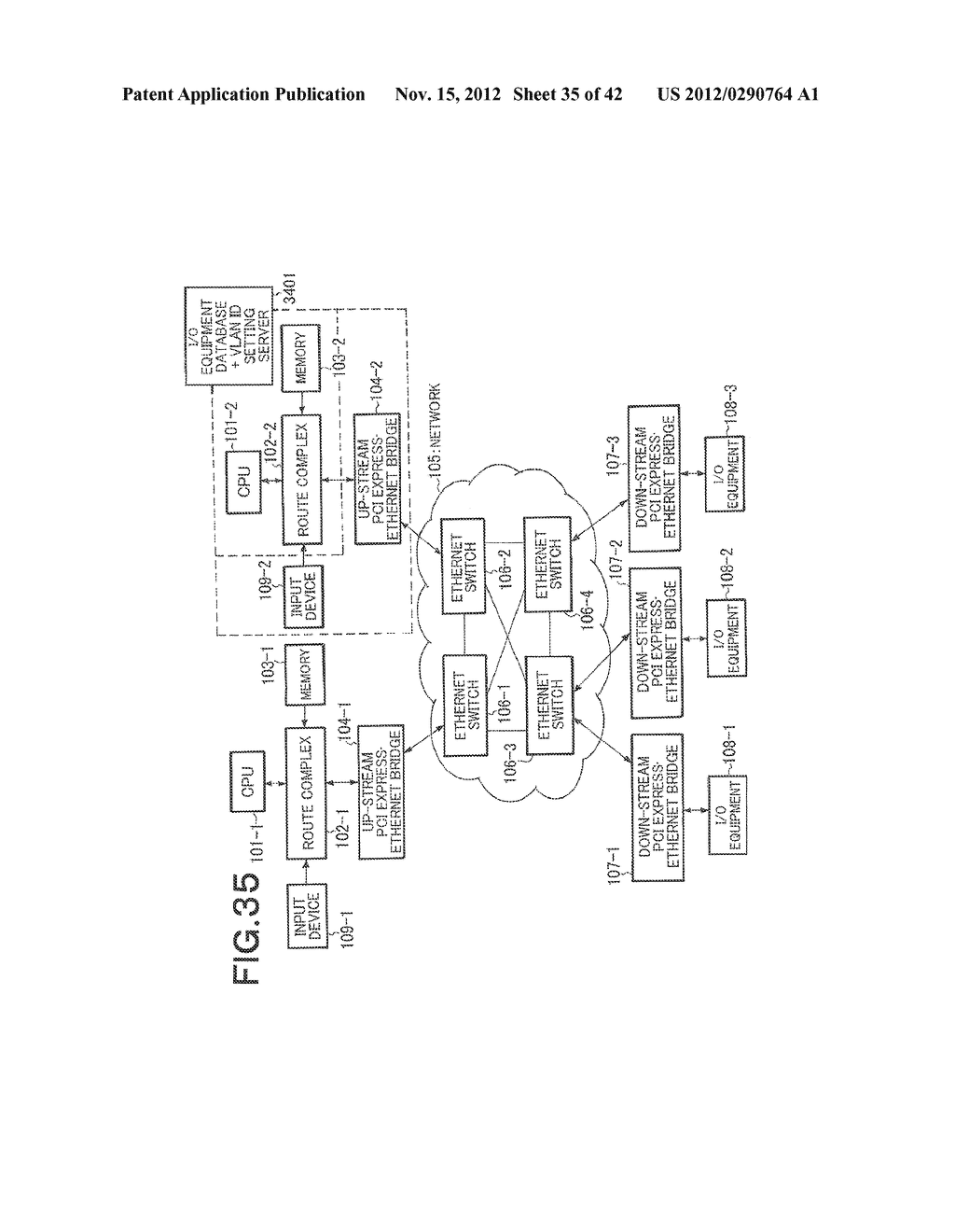 SHARED SYSTEM OF I/O EQUIPMENT, SHARED SYSTEM OF INFORMATION PROCESSING     APPARATUS, AND METHOD USED THERETO - diagram, schematic, and image 36