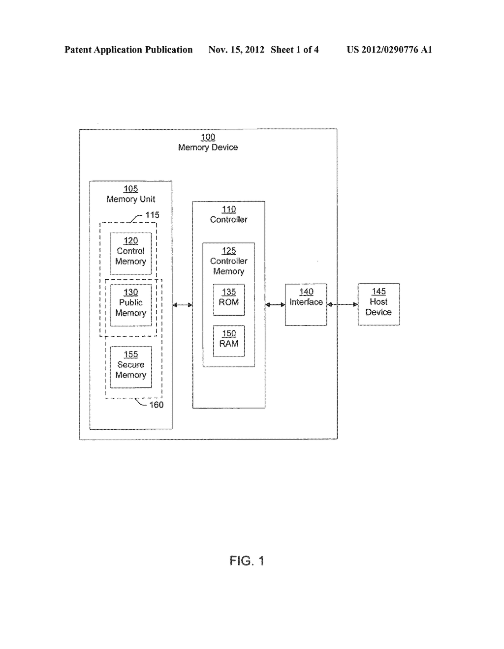 SECURE MEMORY DEVICES AND METHODS OF MANAGING SECURE MEMORY DEVICES - diagram, schematic, and image 02