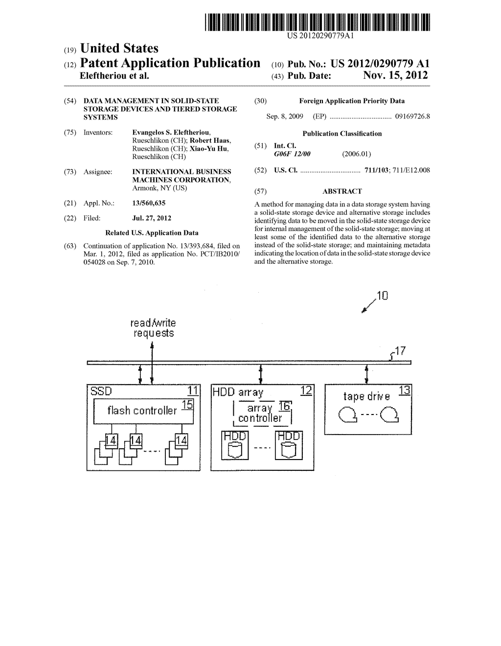 DATA MANAGEMENT IN SOLID-STATE STORAGE DEVICES AND TIERED STORAGE SYSTEMS - diagram, schematic, and image 01