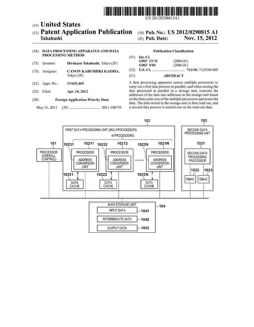 DATA PROCESSING APPARATUS AND DATA PROCESSING METHOD - diagram, schematic, and image 01