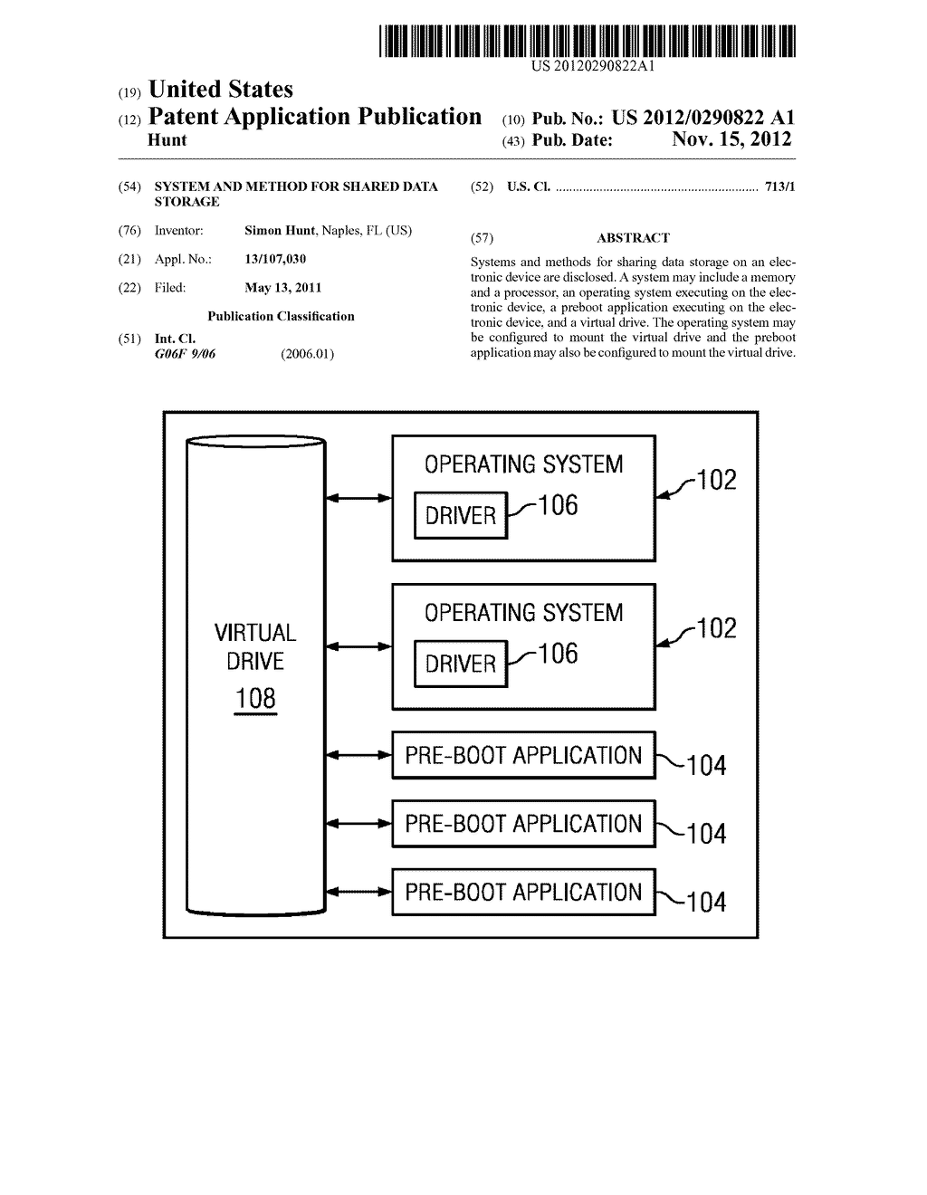 System and Method for Shared Data Storage - diagram, schematic, and image 01